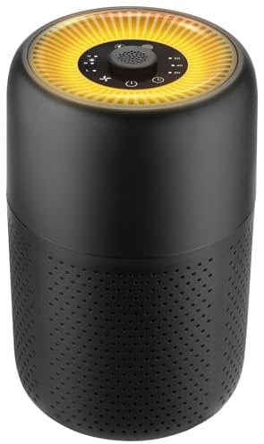 MELEDEN Small Air Purifiers for Bedroom with True HEPA13 Filters,Pet Air Purifier with Aroma Pad for Wildfires Smoke Pollen Dander,22dB Quiet Air Cleaners for Baby Room Office Dorm P60