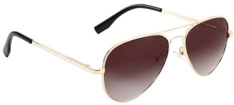 jerbro Hippie Vintage Sonnenbrille 70er 80er 90er Brille Hiphop Kostüm für Karneval Mottopartys Halloween Fasching Cosplay Party 