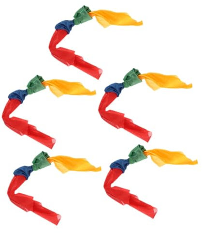 KONTONTY 5stücke Teiliges Farbwechsel Schals Für Zaubertricks Leichte Requisiten Für Bühnenaufführungen Vielseitige Accessoires Für Und Unterhaltungsshows