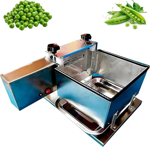 Máquina Desgranadora De Guisantes Eléctrica, Peladora De Frijoles Semiautomática Comercial De Acero Inoxidable For Edamame, Habas Y Procesamiento De Alimentos