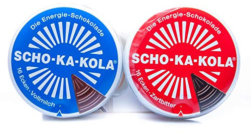 SCHO-KA-KOLA Schokolade gemischt zum Probieren Vollmilch + Zartbitter je 100g
