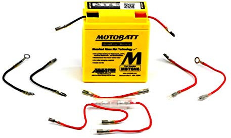 MBT6N6 MOTOBATT Quadflex AGM Batterie Moto 6V 6Ah