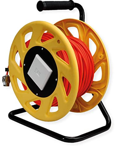ROLINE Enrouleur de câble RJ-45 Cat.6A (Class EA), 60 m
