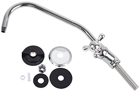 MAGT Küchenarmatur, 1/4 Zoll Zinklegierung Küche Wasserhahn Mini Schwanenhals Küche Armatur für Chrom Umkehrosmose RO Trinkwasser Filter Systeme