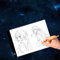 JIAHG A4 LED Leuchttisch Lightpad Zeichnen Leuchtplatte mit USB-Stromkabel Malen Pad Leuchtkasten für Künstler, Skizzieren, Animation, Designen, Tattoo. Geschenk für Kinder, Künstler