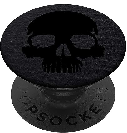 Black Skull PopSockets Adhesive PopGrip