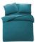 QZY Bettwäsche mit Reißverschluss 135x200 cm Super Weiche 100% gebürstetes Mikrofaser mit Einer Qualität von 110 g/m²,1 Kopfkissenbezug 80x80 cm Seeblau