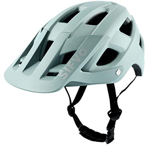 Bike Helmet, SIFVO Bike Helmets for Men and Women, Mountain Bike Helmet with Visor Helmets for Adults to Youth Bicycle Helmet Road Bike Helmet Safe and Comfortable 54-62cm【M/L】