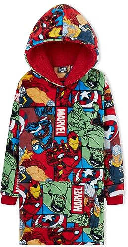 Avengers Übergroße Herren Hoodie Decke mit Ärmeln - Stitch Oversized Kapuzenpullover Fleece Tragbare Decken für Teenager - Geschenke für Fans (Mehrfarbig)