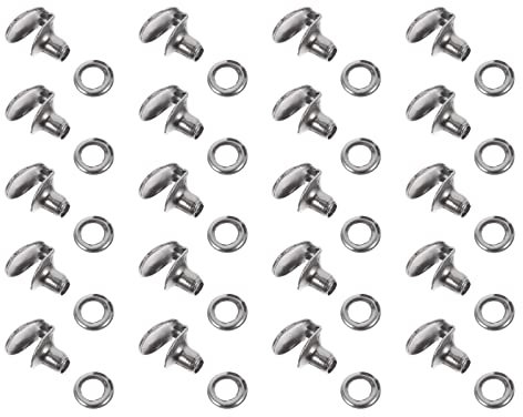 Healifty 20 Stück Schnürsenkel Schnallen Messing Schnürsenkel Haken Schnürsenkelschnallen Stiefelhaken Mit Nieten Für Stiefelschuhe Reparatur Schnürsenkelschnalle (Grau)