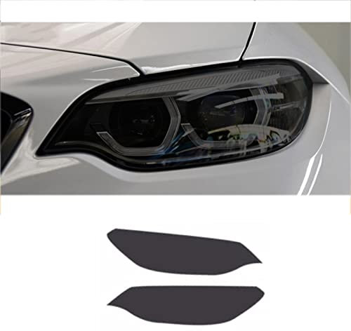 FAYTEK Autoscheinwerfer Schutzfolie für BMW M2 F87 Competition CS 2016+, geschwärzter transparenter TPU-Aufkleber, Scheinwerfer B
