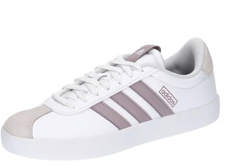 adidas Vl Court 3.0 Shoes Damen Schuhe , Cloud White Preloved Fig Grey One, 39 1/3 EU