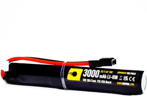 NUPROL Power - 7.4v Li-Ion 3000mAh 2S Mini Tamiya [Rate 10C @ 30A] [Burst 15C @ 45A] - Stick