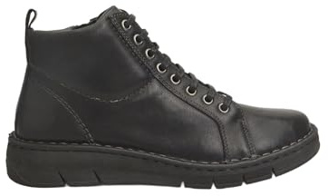 BATA Stivaletti da Donna in Pelle con Lacci e Zip Elegante e Comodo