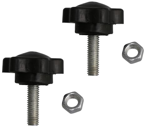 Etfbuy 2pcs Black Music Stand Handle Installation Screw for Musical Instrument