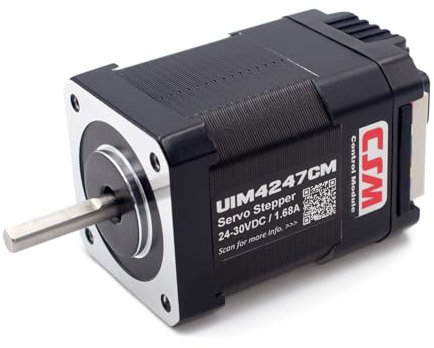 UIROBOT Nema 17 42 mm Schrittmotor, integriertes Servosteuerungssystem, intelligenter Motor mit Encoder, Treiber und Bewegungssteuerung, CAN-Schnittstelle, 3000 U/min, 0,8–1,7 A, 24–48 V DC Drehmoment