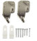 Black ABS Plastic Gravity Door Latch, Easy Install Cabinet Closet Catch, Auto Door Release When Opened, Set Of 2