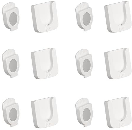 Soporte magnético de control remoto de 6 piezas, soporte de pared para mando a distancia, soporte de pared para mando a distancia, soporte para mando de TV, muy adecuado para el hogar y la oficina