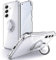 Silverback für Samsung Galaxy A55 5G Hülle, Handyhülle Samsung A55 mit 360° Ring Halter Schutzhülle TPU Cover Stoßfester Stoßfänger Weiche Dünn für Samsung Galaxy A55 5G Case - Transparent
