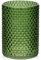 Vase en verre moderne - 14 cm de haut - Vert - Vase décoratif pour fleurs - Vase cylindrique rond en verre - Pour décoration de table, bureau, cuisine, arrangements floraux - Cadeau de mariage