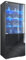 Vladon Vitrine Granada, Made in Germany, Vitrinenschrank mit Glastür und Glaseinsatz inkl. LED, Anthrazit matt/Schwarz Hochglanz (50 x 122,5 x 34,5 cm)