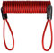 Cable De Resorte De Recordatorio De Motocicleta, Cuerda De Recordatorio De Seguridad, Cuerda De Recordatorio De Resorte Antirrobo, Cable De Bloqueo De Disco, Bloqueo De Cable De Bloqueo, Rojo