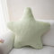 champracer Kissen Stern Plüschkissen, Kuschelkissen Kinder, Weiche Flauschige Sternform Zierkissen, Stern Wurfkissen für Mädchen & Jungen Zuhause Schlafzimmer (grün,40 cm)