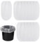Saerryor 12pcs Paint Strainer Bags, 5 Gallon Sieves with Elastic Top Opening, White Fine Mesh Bucket Filtering Bags for Hydroponics, Painting, Gardening