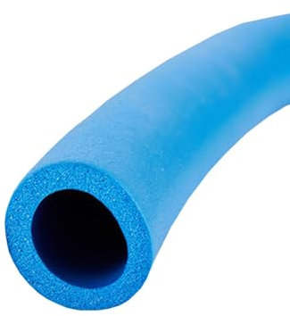 Rohrisolierung 25/32/40/50/63/76mm Innendurchmesser X 200cm Isolierung Für Heizungsrohre Hitzebewahrung HVAC-Außenklimaanlagen Rot & Blau Isolierschlauch(Blau,ID: 63mm)