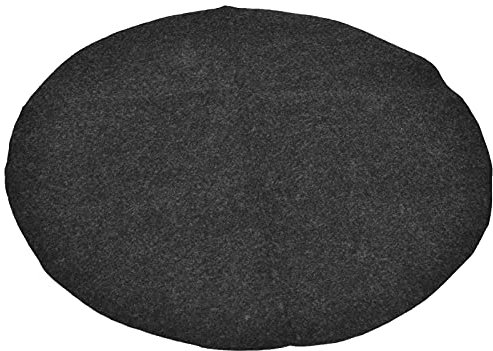 Under Grill Mat for Outdoor Grill,Heavy Duty Fireproof Patio Protector,Round Reusable Barbecue Mat for Under BBQ Oil-Proof and Flame Retardant,Reusable 68cm X 68cm