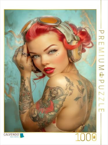 CALVENDO Puzzle Sexy pin-up Girls | 1000 Teile Lege-Größe 48 x 64 cm Foto-Puzzle für glückliche Stunden
