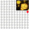 Kimuwote 100 Stück LED Ballons Lichter, Mini Warmweiß Led Ballonlichter, Runde LED Ballons Lichter, Runde Party Licht für Geburtstag Hochzeit Papierlaterne Halloween Weihnachten Dekoration