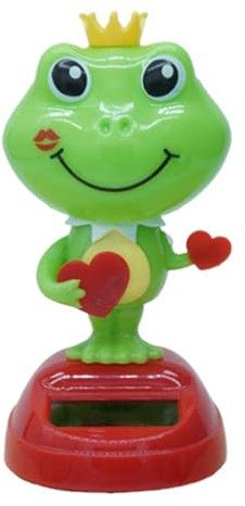 Grenouille Animal Dansant Solaire, Figurine Solaire Voiture Qui Bouge, Jouet Danse Solaire Voiture, Grenouille Danseur Solaire Voiture Décoration Tableau Bord Voiture Maison, Cadeau pour Conducteur