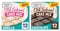 Vanilla Old School Cake Mix 436g and Chocolate Old School Cake Mix 436g – Easy Traybake Kit with Icing & Sprinkles, Includes Baking Tray, Just Add Eggs, Oil & Water, Makes 12 Slices