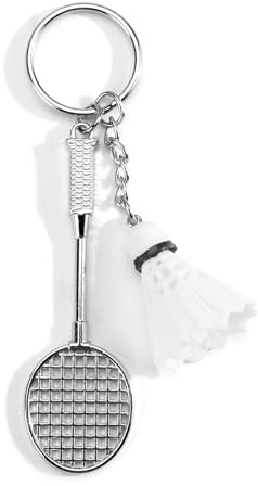 Badmintonschläger Schlüsselanhänger Schläger Schlüsselanhänger Ball Sport Schlüsselbund Taschen Charms Schlüsselanhänger für Badminton Liebhaber