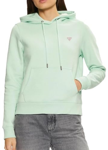 GUESS Grünes Damen-Sweatshirt, Hood