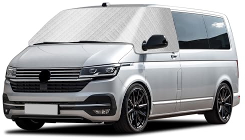 Scheibenabdeckung für VW T6 2015-2024 Frontscheibenabdeckung Windschutzscheiben Abdeckung Anti Frost Ice Staub Fenster Abdeckung Sonnenschutz