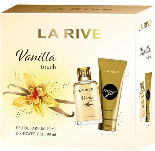 La Rive VANILLA TOUCH EDP 90ml & SHOWER GEL 100ml Kit GIFT Box