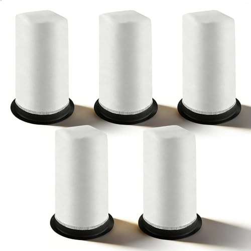 Replacement Pods Hoover Bags Compatible with Henry Quick HEN100, Numatic Quick NQ100 and Hetty Quick Cordless Stick Vacuum Cleaners, Self-Sealing Dust & Filter Pods with Multi-Layer Filtration, 5 Pack