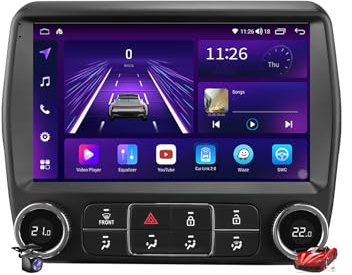 M700s,Android 15 Autoradio Stereo Navi mit 4G WiFi Carplay Android Auto für Camaro 2010-2015 Upgrade Touchscreen Sat GPS Navi 9 Zoll MP5 Multimedia Video Player FM BT Receiver