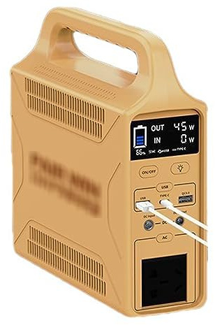 HTDRE Alimentation électrique extérieure 220 V, Batterie de Stockage d'énergie Portable Haute Puissance pour Le Camping, Charge 300 W, 48 600 mAh/180 Wh