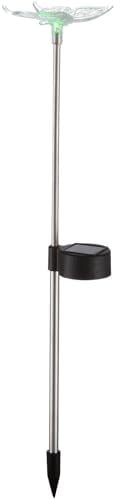 Solarleuchten für Außen Schmetterlinge - Gartendeko mit LED Solarleuchte 4er Set Libelle Farbwechsel Solarlampe Gartenleuchte - Gartendekoration Solar mit Erdspieß