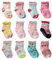 Cottock 12 Paar Kleinkind Mädchen Rutschfeste Socken Nette Baumwolle mit Griffen, Baby Mädchen Anti-Rutsch-Socken, 3-5 Jahre, 12 Paar