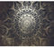 decomonkey Fototapete Mandala Modern 350x256 cm XL Tapete Wandbild Bild Fototapeten Tapeten Wandtapete Orient Zen Ornament schwarz