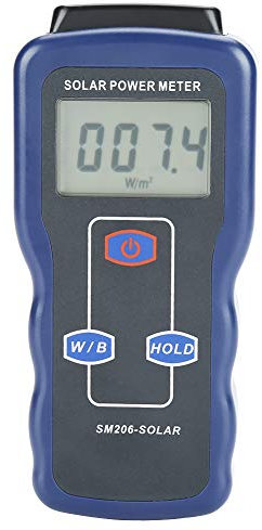 Akozon SM206 Capteur de Mesure Radiation Solaire Compteur Numérique d'énergie Solaire Mesure de La Lumière Contrôle Solaire de Rayonnement