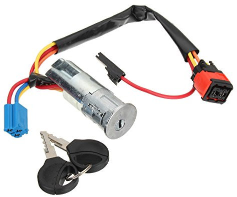 Viviance Interruptor De Encendido De Arranque Barril Cerradura Llaves compatible con Peugeot 206 1998-2010 406 Facelifting 1999-2004 compatible con Citroen Picasso Xsara 1999-2005 4162P0