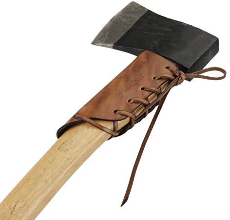 TOURBON Leather Tool Handle Protector Sheath Lightweight Hand Grip Cover