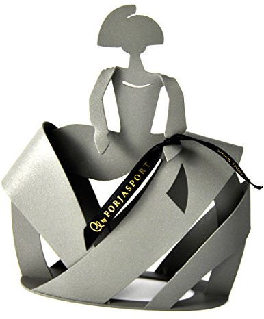 MENINA de forja Gris Plata 18 cm Hecha a Mano en España-MENINA EN Acero Fabricada DE Forma Artesanal - Figura MENINA - Figura MENINA para LA Decoracion del HOGAR