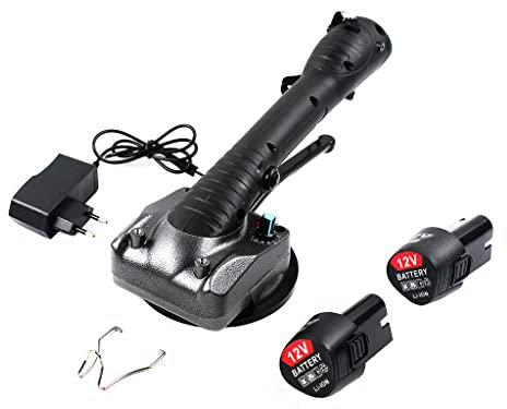 220V Elektrische Fliesen Vibrator,Tragbare Fliesenvibrator Automatische Nivellierung Maschine mit Batterie und Ladegerät