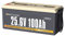 Power Queen 25.6 V 100 Ah 2.56 kWh tiefe Zyklus-LiFePO4-Batterie mit langem Leben, über 4000-Zyklen, 2.56 kWh maximale Strombelastung, perfekt für Wohnmobil, Off-Grid-System, Solarspeichersystem